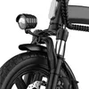 Qekud Bicicletta elettrica pieghevole 14 pollici E-bike – Anteprima dell’immagine prodotto 8