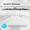 AM.PM Design Hänge-WC spülrandlos Toilette inkl. WC Sitz Produktbild-Vorschau 6