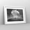 Gerahmtes Poster - Weißer Rahmen - Symbol Leiter Himmel - Produktbild-Vorschau 8