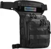 Motorrad Beintasche / Leg Bag # LB10 wasserdicht schwarz Produktbild-Vorschau 2