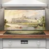 Coloray Küchenrückwand 100x50 Spritzschutz aus Glas - Boote Produktbild-Vorschau 2