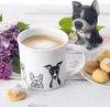 Tazza in Vetroceramica cani bianchi 500 ml Anteprima dell’immagine prodotto 2