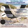 2er Set Liegestuhl Doppelpack Strandliege Liege Stuhl Produktbild-Vorschau 2