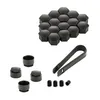 20x Radschraubenkappen diebstahlhemmend 17 mm schwarz für Produktbild-Vorschau 2