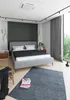 Bett Grau Doppelbett Schlafzimmer Holz Möbel Design Produktbild-Vorschau 7