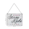 UNUS Metallschild Sterneküche Vintage Look Blechschild Produktbild-Vorschau 2