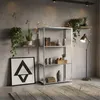 Scaffale da magazzino Relaxdays, acciaio, L x P x A Anteprima dell’immagine prodotto 3