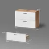 Meuble sous vasque simple Livinity Ronco Blanc Voir les images du produit 7