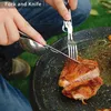 EssBesteck Kompakt Camping-Besteck Edelstahl5-in-1， Produktbild-Vorschau 6