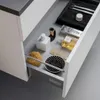 80 cm Waschtischunterschrank in Weiß und Waschtischplatte Produktbild-Vorschau 4