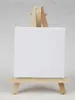 24x Mini Tischstaffelei Holz Leinwand Keilrahmen Maler Produktbild-Vorschau 2