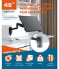 Ergonomische höhenverstellbare Monitor Wandhalterung bis 49 Produktbild-Vorschau 11