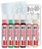 Zestaw farb do okien Marabu KiDS "Zimowa zabawa", 6 x 25 ml Podgląd zdjęcia produktu 2