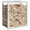 vidaXL Étagère à bois de chauffage 50x28x56 cm Acier Voir les images du produit 3