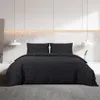 vidaXL Komplet pościeli czarny 200x200 cm bawełna Podgląd zdjęcia produktu 9