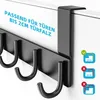 Türhaken, Türgarderobe zum Einhängen mit 5 Haken - Produktbild-Vorschau 3