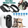 Collage of pet collar cameras, individual cameras, and kittens wearing collar cameras. Náhled obrázku produktu