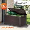 CASARIA® Baule da Giardino XXL 280L Effetto Legno Anteprima dell’immagine prodotto 2
