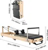VEVOR Faltbares Pilates Reformer Trainingsgerät, Holz, für Produktbild-Vorschau 8