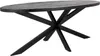 Giga Meubel Esstisch Mansour - Oval Schwarz Mangoholz - Produktbild-Vorschau 2