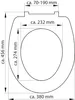 Sedile per WC SCHÜTTE Duroplast SLIM WHITE, sedile per WC Anteprima dell’immagine prodotto 19