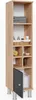 Vicco Střední skříňka Fynn, 30 x 130.6 cm malé dveře, Náhled obrázku produktu 7