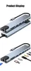 Hub USB 3.1 Tipo C, 8 in 1 Anteprima dell’immagine prodotto 3