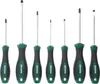A set of screwdrivers arranged in a row against a white background. Produktbild-Vorschau