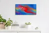 Wandbild Leinwand Bilder Wanduhr Geräuschlos 60x30 Malerei Produktbild-Vorschau 3