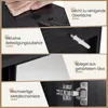 COSTWAY Zrcadlová skříňka, koupelnová skříňka s otevřenými Náhled obrázku produktu 6
