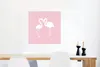MuchoWow® Poster Flamingo - Vogel - Weiß - Zeichnung 50x50 Produktbild-Vorschau 5