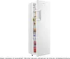 A white refrigerator with its door open, showing shelves stocked with various food items. Produktbild-Vorschau