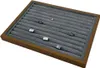 Holz Ringbox WildKunstleder mit 12 Reihen für Ringe und Produktbild-Vorschau 1