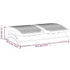 vidaXL Poggiapiedi Nero 43,5x32,5x10,5 cm Anteprima dell’immagine prodotto 7