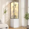 Merax Eckvitrine Vitrinenschrank mit LED-Beleuchtung, Produktbild-Vorschau 7