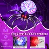 COSTWAY Aufblasbare Halloween-Spinne, Gruselige Produktbild-Vorschau 3