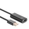 Ugreen 10319, 5 m, USB A, USB A, USB 2.0, Černá Náhled obrázku produktu 9