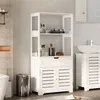 Mondeer Hochschrank Badschrank Badezimmerschrank mit Produktbild-Vorschau 2