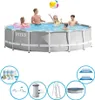 Intex Pool Prism Frame - Inklusive Zubehör - 427x107 cm Produktbild-Vorschau 1