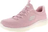 A pink Skechers shoe is shown against a white background. Produktbild-Vorschau