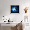 Gerahmtes Poster - Rahmen in heller Eiche - Erde Universum Produktbild-Vorschau 6