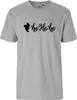 Huuraa Herren T-Shirt Santa Claus Ho Ho Ho M Sport Grey Bio Produktbild-Vorschau 2