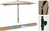 Rechthoekige parasol, 125x200 cm, met UV-bescherming, Productafbeelding-voorbeeld 3