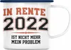 Trendation -  Renter 2022 Emaille Tasse Ruhestand Geschenk Produktbild-Vorschau 1