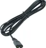 A black power cord with a connector is shown against a white background. Produktbild-Vorschau