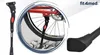 Fit4med | Pevná opierka na bicykel - čierna - 30-35 cm - Náhľad obrázku produktu 8