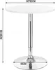 WOLTU Bartisch höhenverstellbarer Tisch 70-91 cm, Produktbild-Vorschau 3