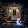 XXL Acryl Schneemann 96 LEDs kaltweiß Außenbeleuchtung Productafbeelding-voorbeeld