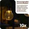 LED Lichterkette PARTAJ - Solar - 10 warmweiße LED - L: Produktbild-Vorschau 13
