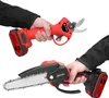 elektryczna piła łańcuchowa 21 V 6 cali i sekator Podgląd zdjęcia produktu 2